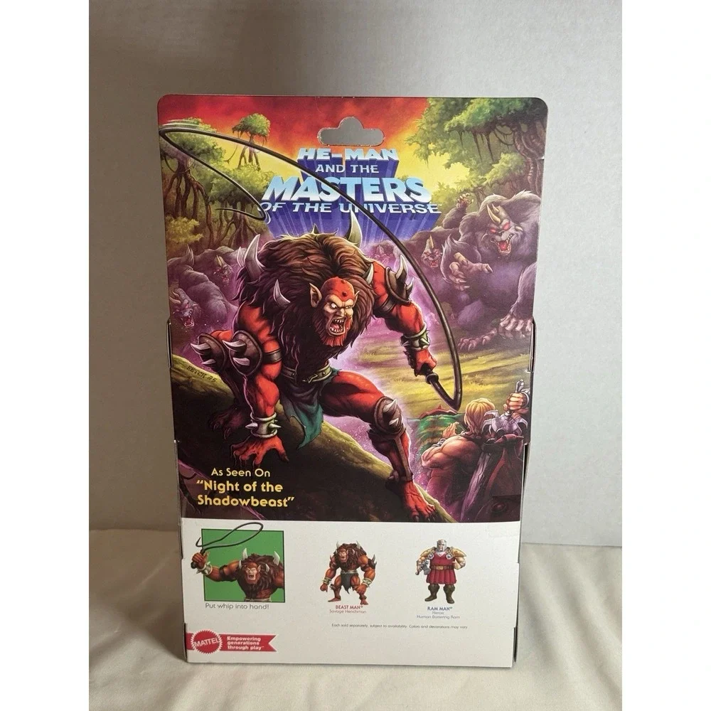 Masters of the Universe Origins Deluxe Beast Man Cartoon Collection Figure JHK09